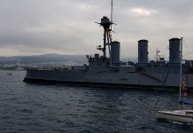 Επέστρεψε στη βάση του το θρυλικό θωρηκτό Γ. Αβέρωφ