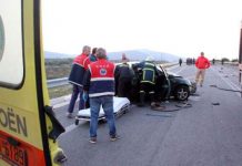 Τροχαίο με τραυματίες στο Κλειδί Ημαθίας