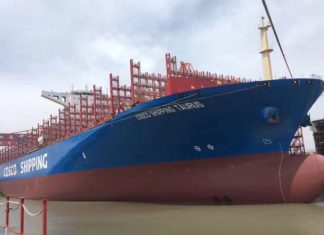 Στο λιμάνι Πειραιά το «Cosco Shipping Taurus», το μεγαλύτερο πλοίο που έδεσε ποτέ
