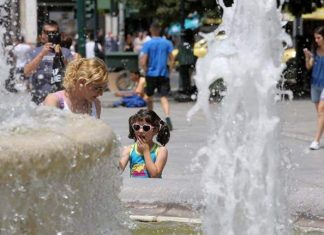 Θερμοκρασίες έως 39 βαθμοί και άνεμοι έως 7 μποφόρ την Τετάρτη 14-8-2019