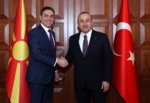 Τσαβούσογλου: Άριστες οι πολιτικές σχέσεις Τουρκίας – “Μακεδονίας”