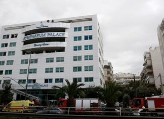 Φωτιά στο ξενοδοχείο Athenaeum Palace στη Λ. Συγγρού – Ενδείξεις εμπρησμού
