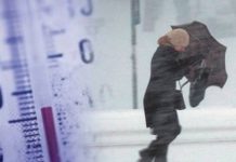 Βροχερός και κρύος ο καιρός το Σάββατο 22-2-2020