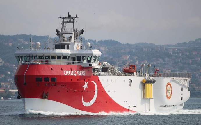 oruc reis turkish oceanographic ship