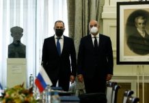 Κοινές δηλώσεις Δένδια-Λαβρόφ. Ξενάγηση στο εκπαιδευτικό κέντρο Sirius και το διαστημικό λεωφορείο Buran