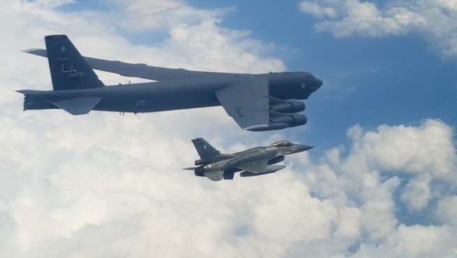 Greek f-16 US Strategic bomber Boeing B-52 Stratofortress