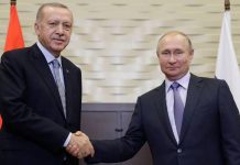 Συνάντηση Ερντογάν-Πούτιν στο Τουρκμενιστάν