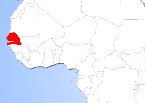 Senegal map