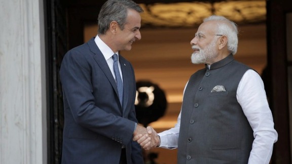 Mitsotakis - Modi India PM