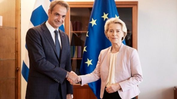 Mitsotakis-ursula von der leyen