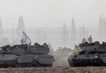 Ο ισραηλινός στρατός ανακοίνωσε ότι «έπληξε πάνω από 150 στόχους» από χθες στην Πόλη της Γάζας